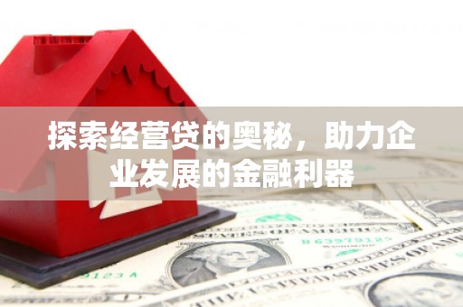 霍邱探索经营贷的奥秘，助力企业发展的金融利器