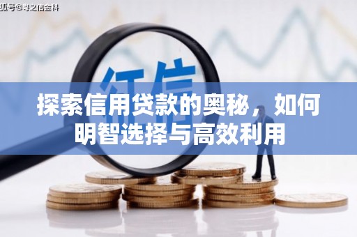 霍邱探索信用贷款的奥秘，如何明智选择与高效利用